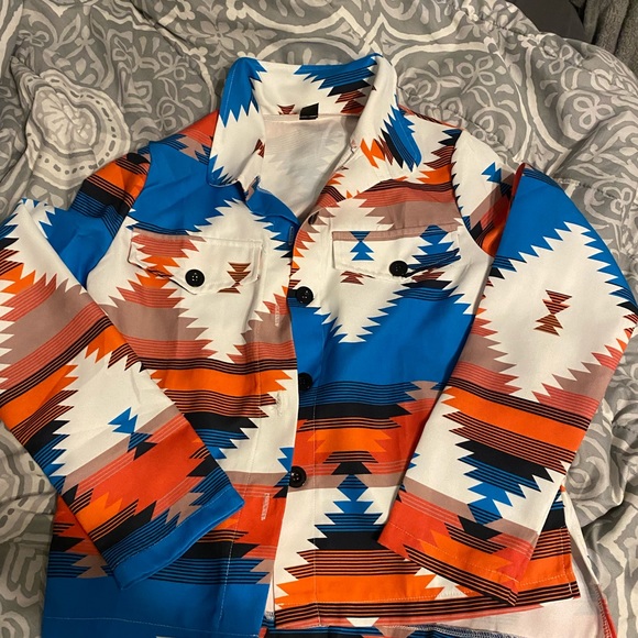 Coats | Shein Aztec Jacket | Poshmark